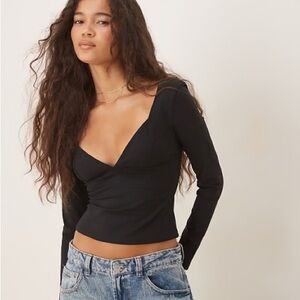 Free People Duo Corset Long Sleeve